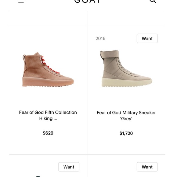 ** HOST  PICK**  FEAR OF GOD military sneaker grey taupe size 43/10 - Picture 2 of 13